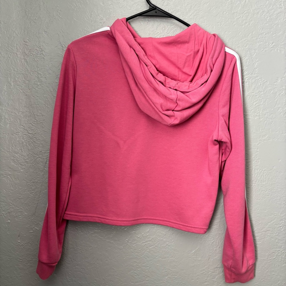 Adidas Pink Pullover with White Accents - Picture 8 of 11